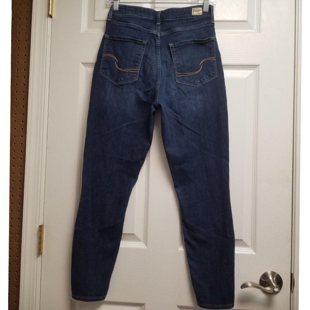 Signature by Levi Strauss & Co. Women Dark Wash High Rise Skinny Ankle Crop Jean - Picture 4 of 12